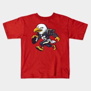 Bald Eagle American Football Kids T-Shirt